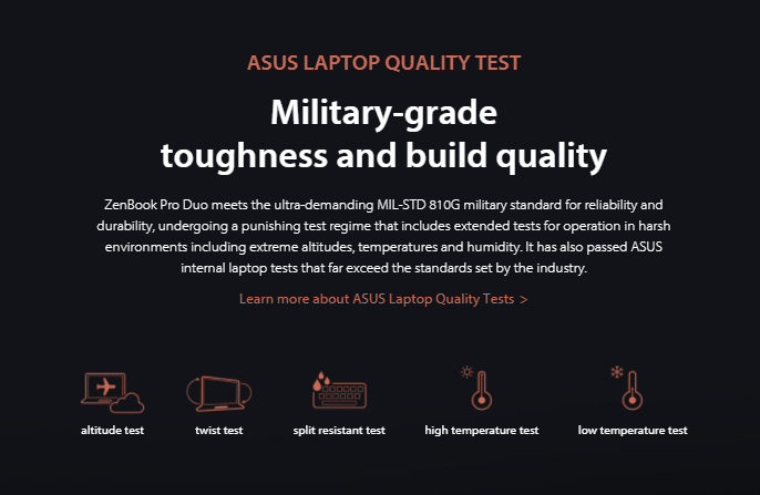 military grade toughness and build quality